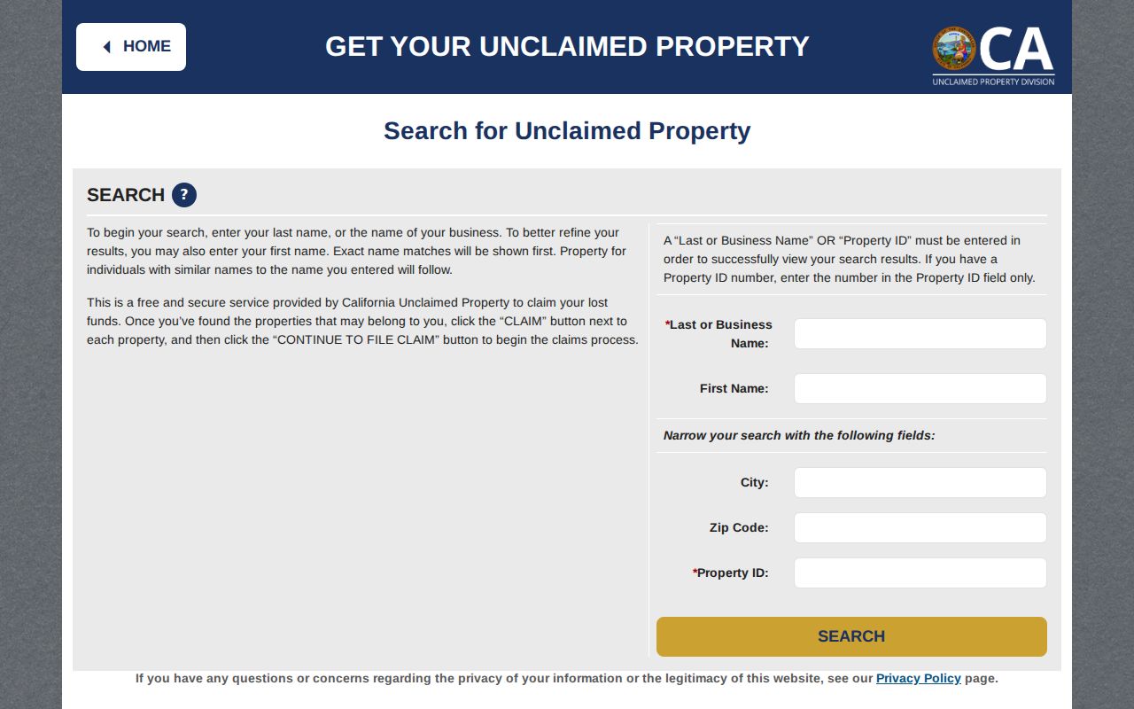 Montebello residents directory California unclaimed property search