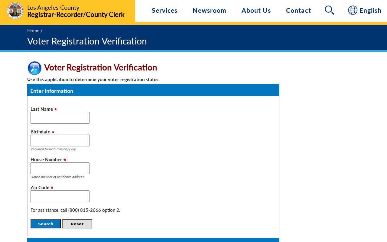 Montebello ZIP code directory voter address verification